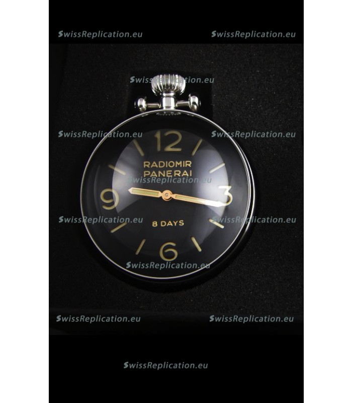 Panerai Radiomir 8 Days PAM581 Table Clock Swiss Watch with Box and Watch Stand