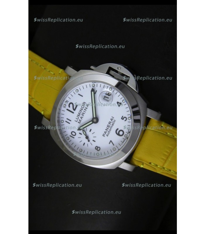 Panerai Luminor Marina PAM49 40MM Swiss Watch - Yellow Strap