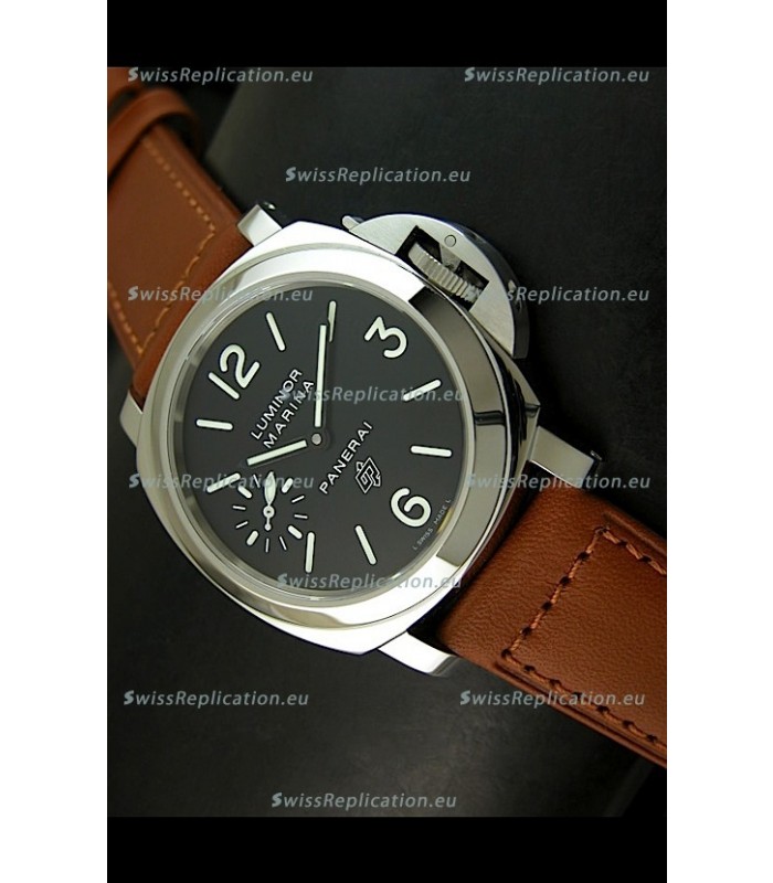 Panerai Luminor PAM318 Swiss Replica Watch in Black Dial