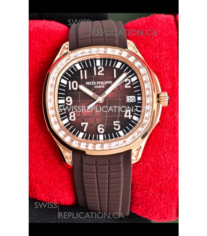 Patek Philippe Aquanaut 5167 Rose Gold Brown Dial 38.5MM Watch