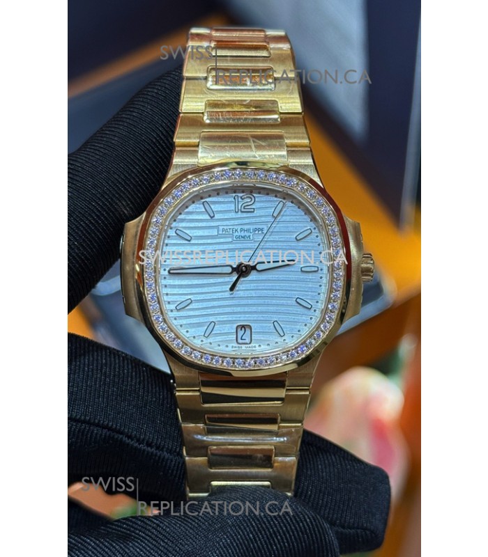 Patek Philippe Nautilus 7118/1200R-010 35MM Tiffany Blue Super Clone Watch 