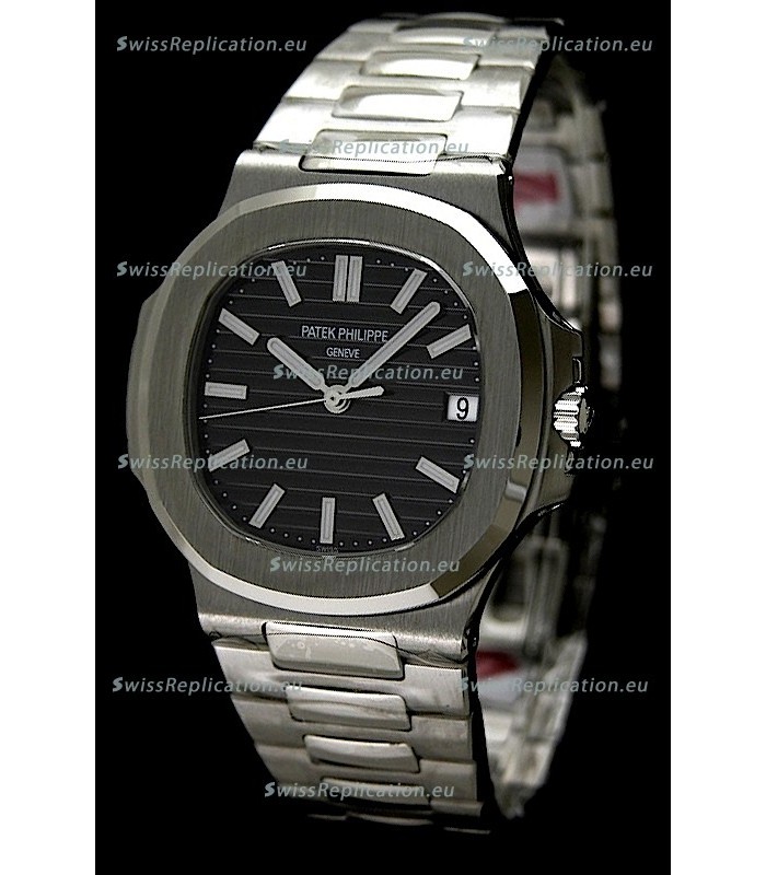 Patek Philippe Nautilis Jumbo Swiss Watch in Steel Casing
