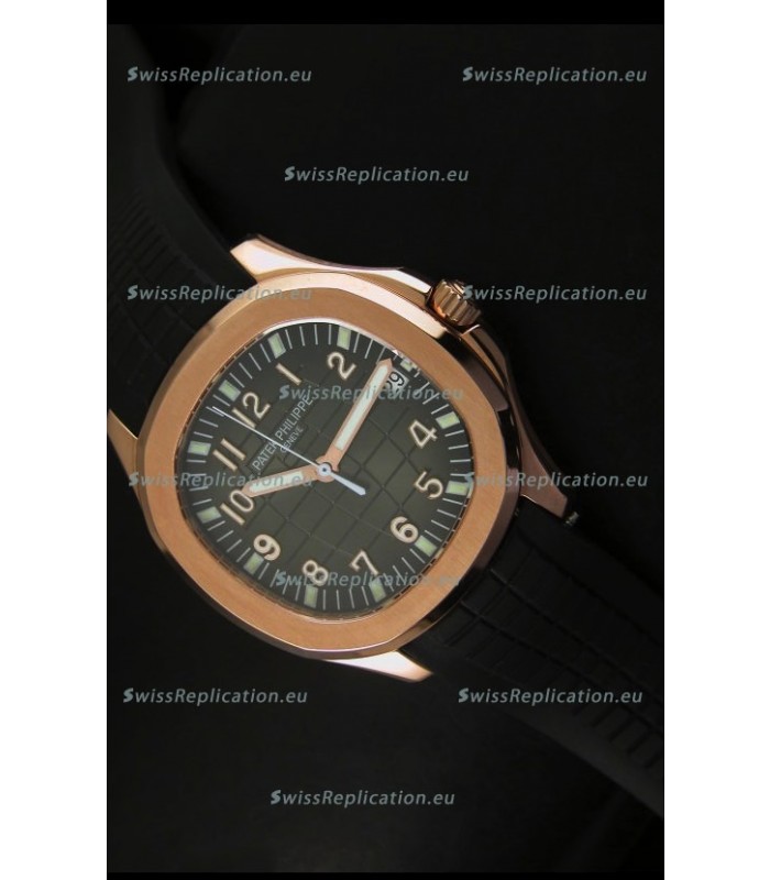 Patek Philippe Aquanaut Rose Gold in Grey Dial Watch - 1:1 Mirror Replica