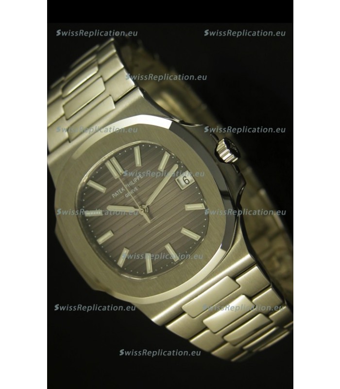 Patek Philippe Nautilus 5711 Jumbo Swiss Watch Grey - 1:1 Ultimate Mirror Replica