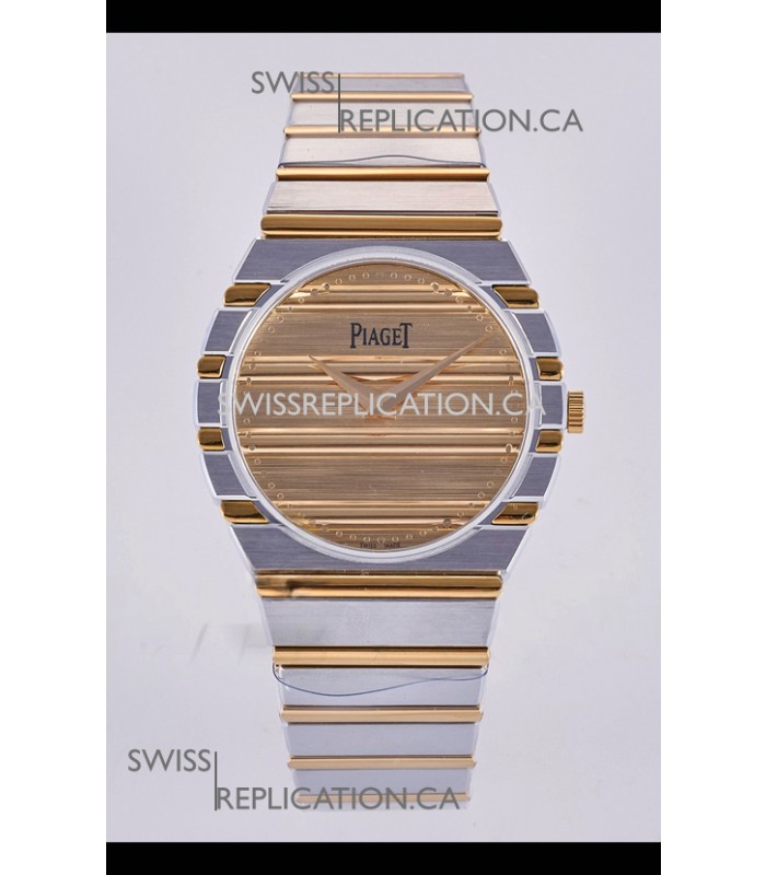 Piaget Polo 79 Two Tone Rose Gold Casing 39MM Super Clone Watch 
