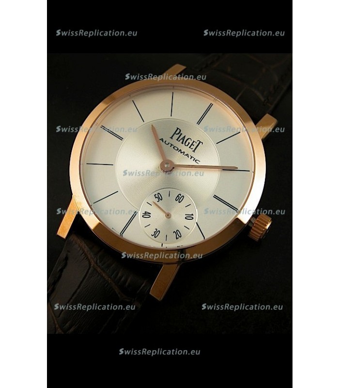 Piaget Altiplano Swiss Manual Winding Replica Watch in White Dial