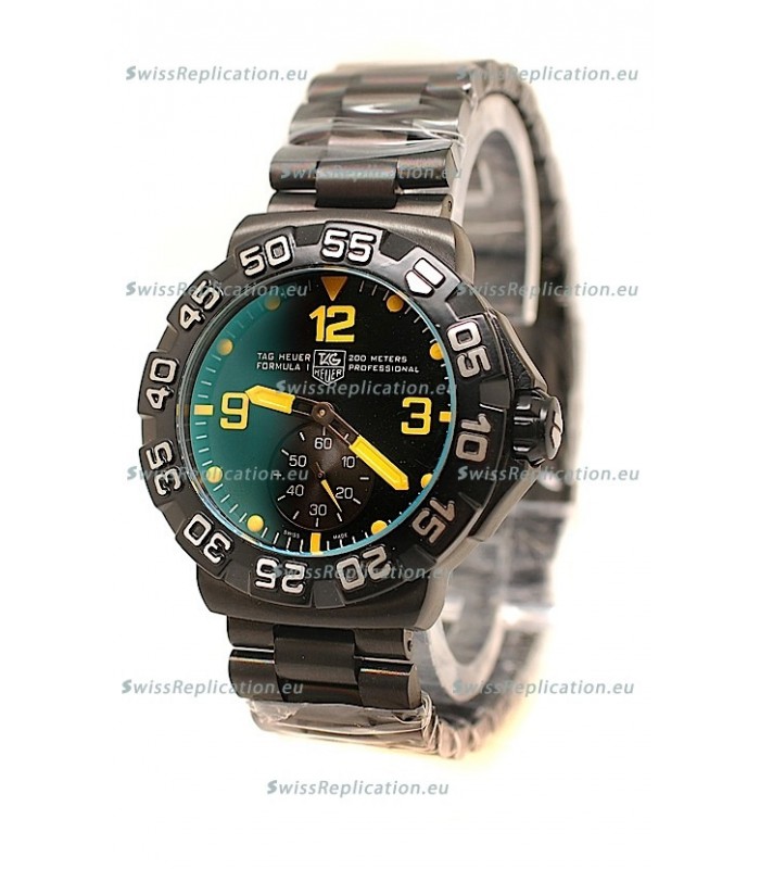 Tag Heuer Professional Formula 1 Japanese Replica Watch in Black Dial