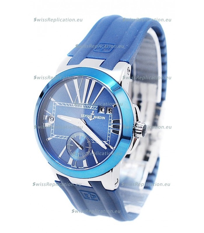 Ulysse Nardin Executive Dual Time Blue Lady's Watch
