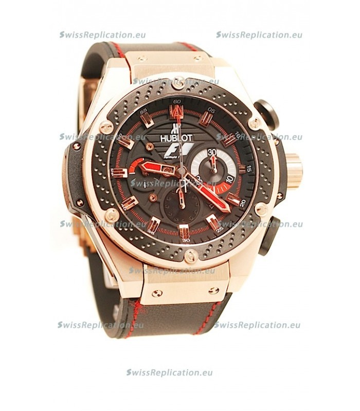 Hublot F1 King Power Zirconium Chronograph Limited Edition watch in Pink Gold