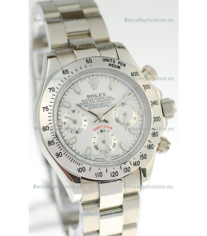 Rolex Daytona Silver Ladies Replica Watch