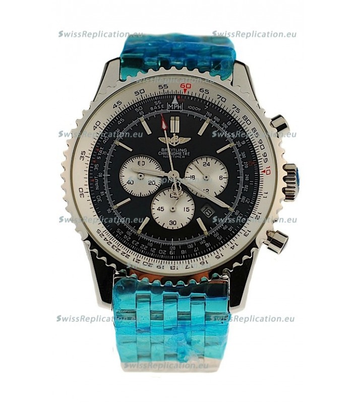 Breitling Navitimer Chronometre Japanese Watch in Black Dial