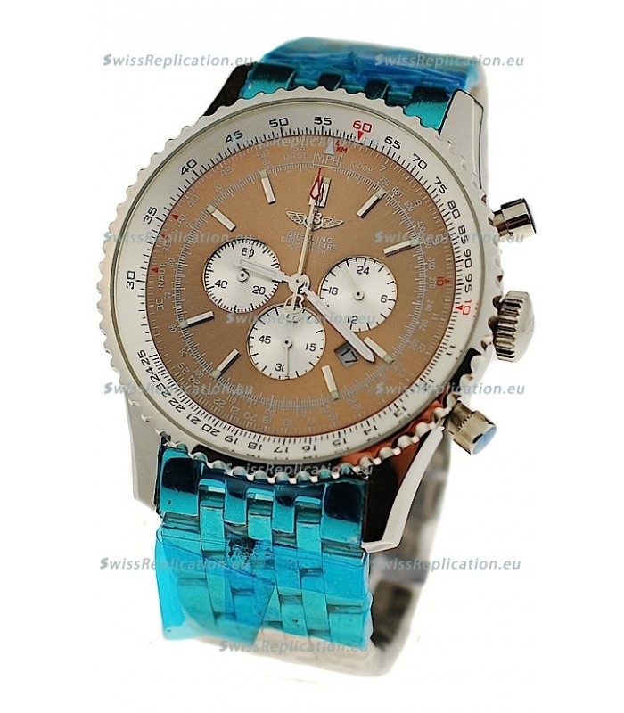 Breitling Navitimer Chronometre Japanese Watch in Brown Dial