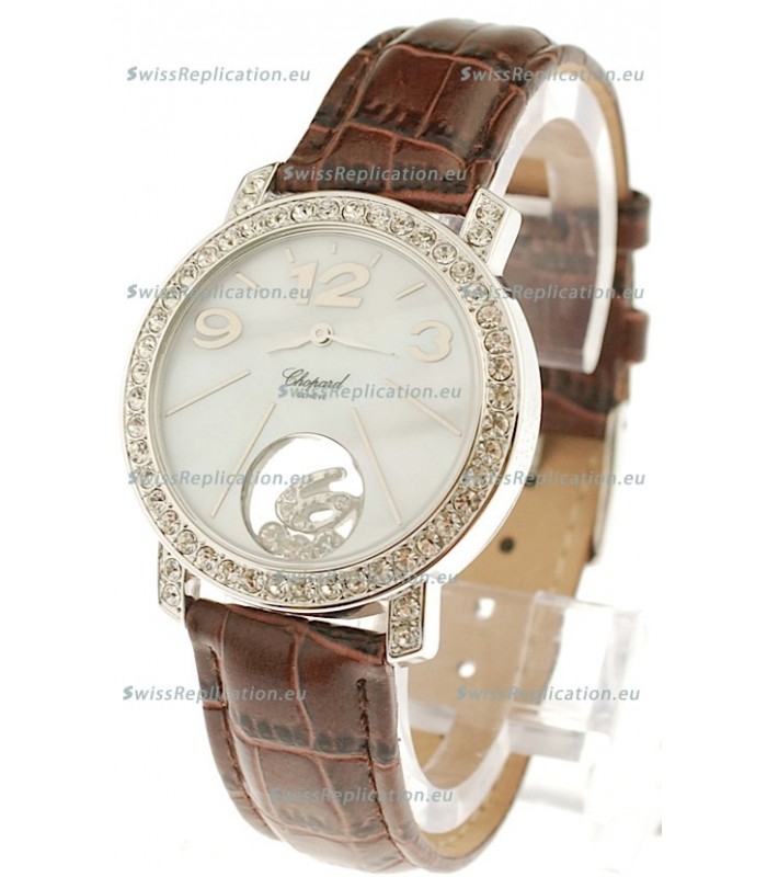Chopard Happy Diamond Swiss Replica Watch in Diamond Bezel