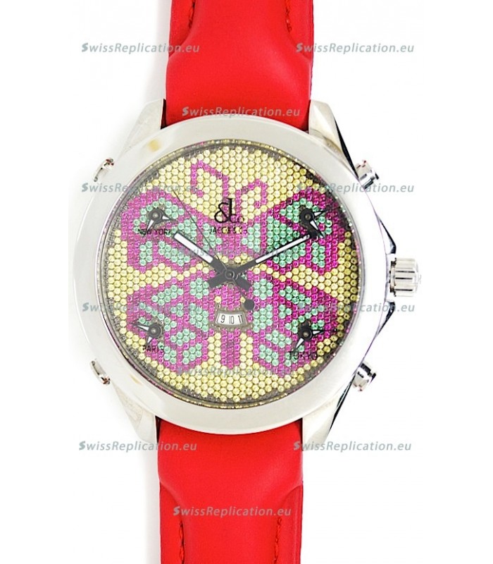 Jacob & Co. The Five Time Zone Butterfly Swiss Replica Watch