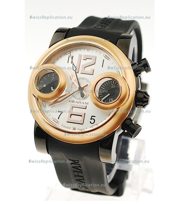Graham Swordfish Japanese Replica Watch in White Dial