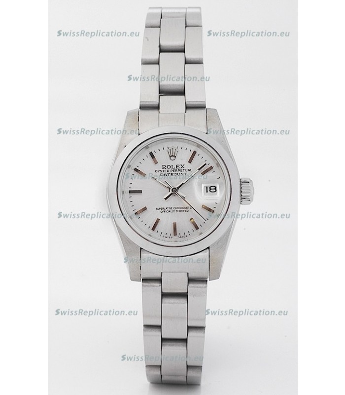 Rolex DateJust - Silver Lady's Swiss Replica Watch 