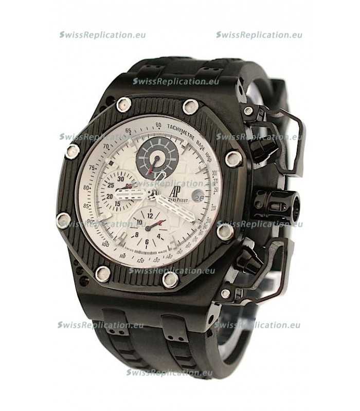 Audemars Piguet Royal Oak Offshore Survivor Swiss Chronograph Watch in White