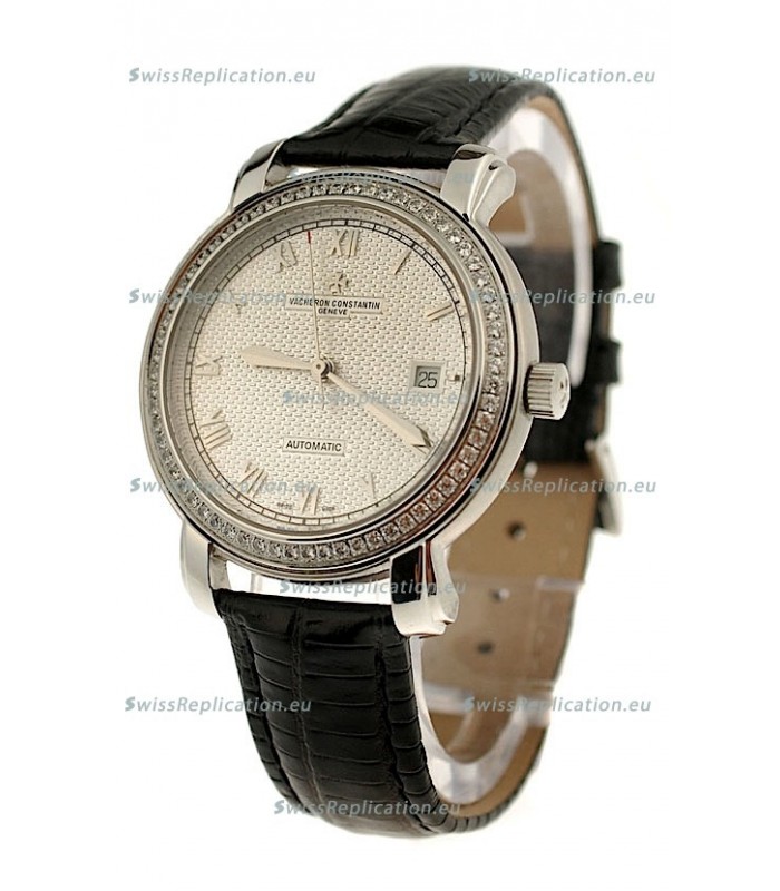 Vacheron Constantin Geneve Japanese Replica Watch in Roman Hour Markers