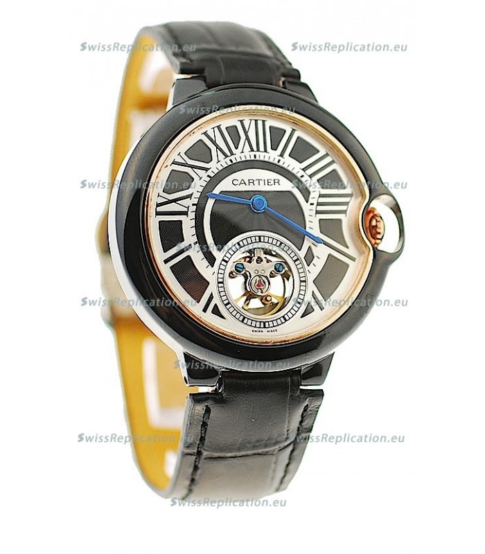 Ballon Bleu De Cartier flying Tourbillon Japanese Replica Watch 