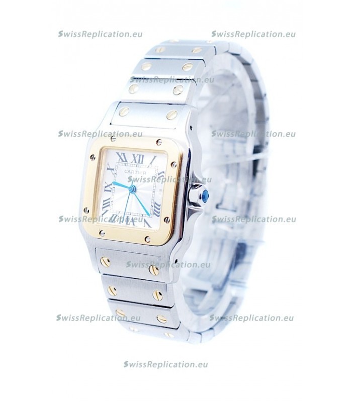 Cartier Santos 100 Two Tone Replica Watch