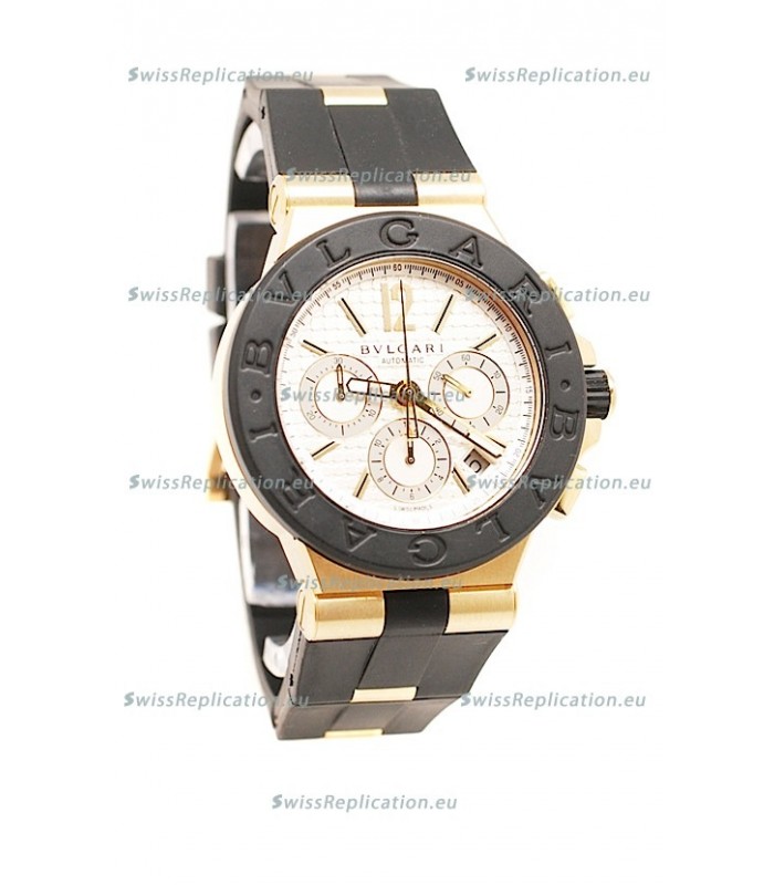 Bvlgari Diagono Automatic Swiss Watch in White Dial