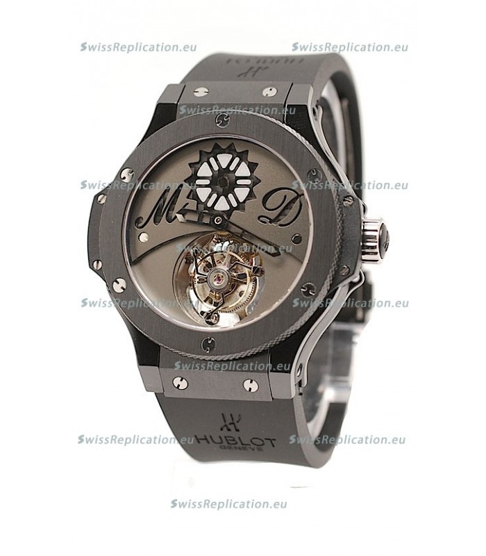 Hublot Big Bang Tourbillon MD Solo Bang Swiss Replica PVD Watch