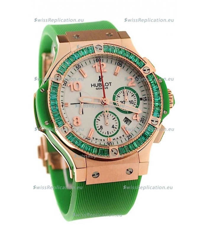 Hublot Gold Big Bang Tutti Frutti Apple Swiss Replica Watch