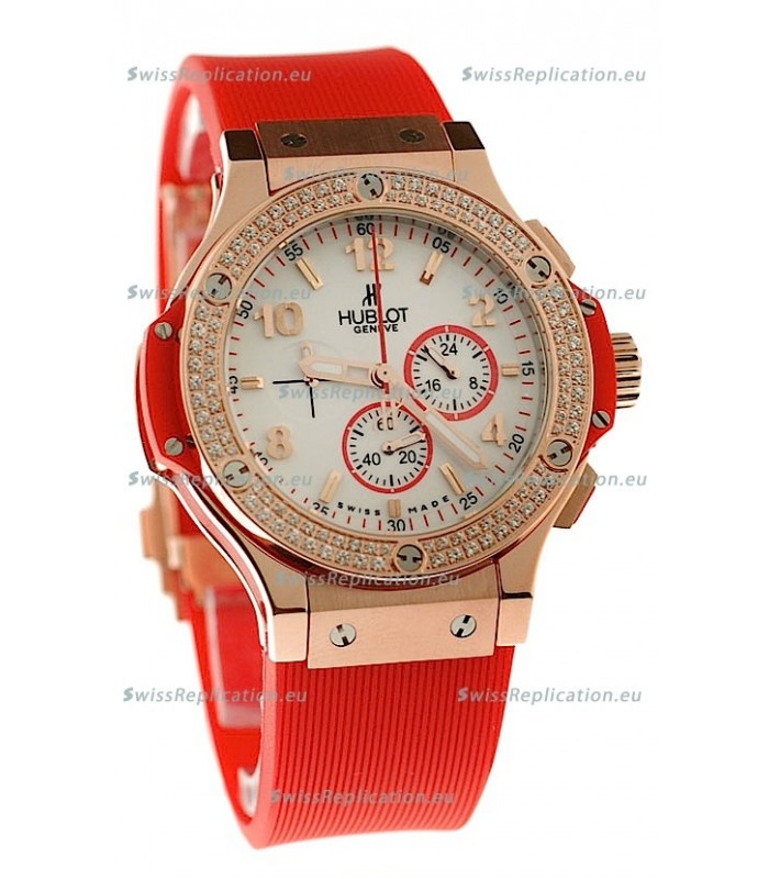 Hublot Big Bang Red Carat Swiss Replica Watch