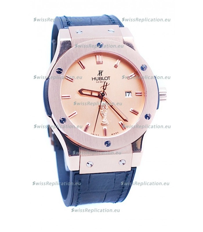 Hublot Classic Fusion Gold World Cup Special Edition Swiss Replica Watch