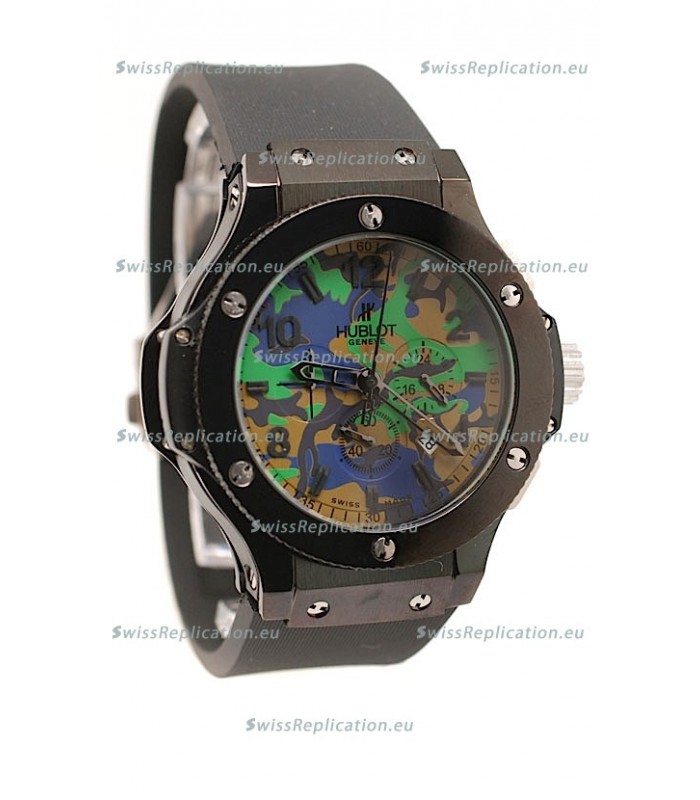 Hublot Big Bang Commando Green Camouflage Japanese Watch