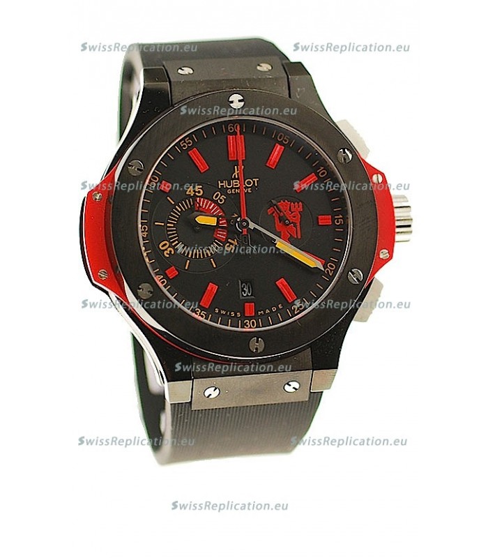 Hublot Big Bang Red Devil Swiss Watch in Ceramic Case