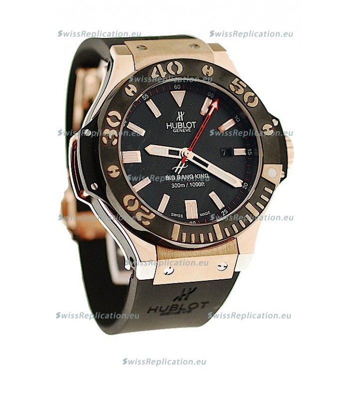 Hublot Big Bang King Swiss Watch in Pink Gold