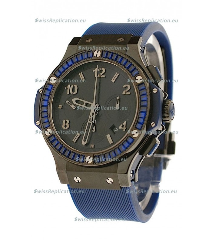 Hublot Big Bang Dark Blue Tutti Fruitti Swiss Replica Watch