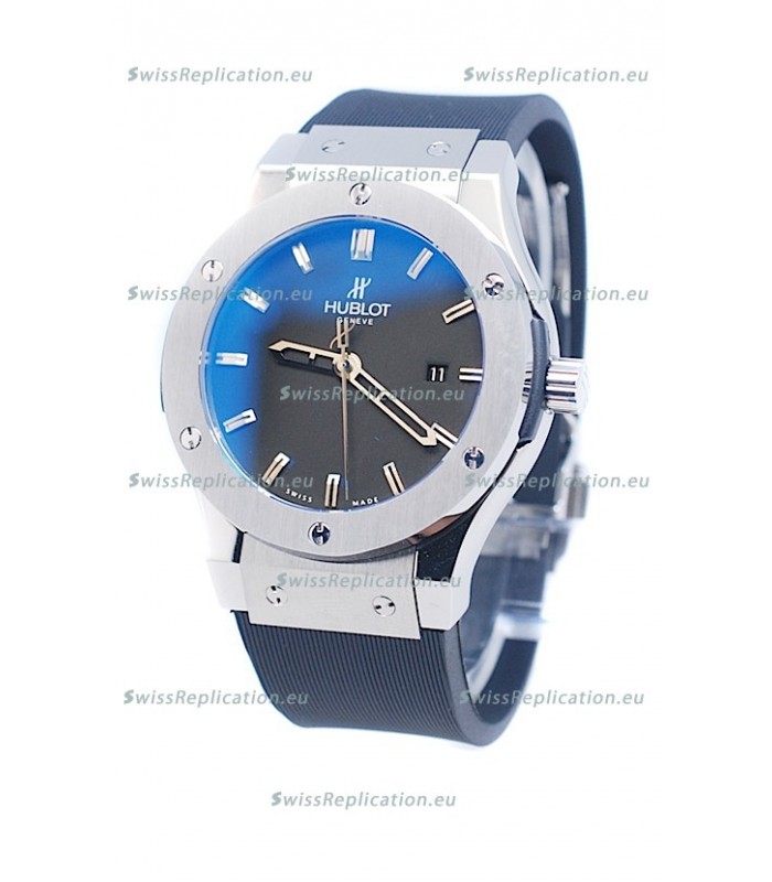 Hublot Classic Fusion Silver Watch in Steel Case