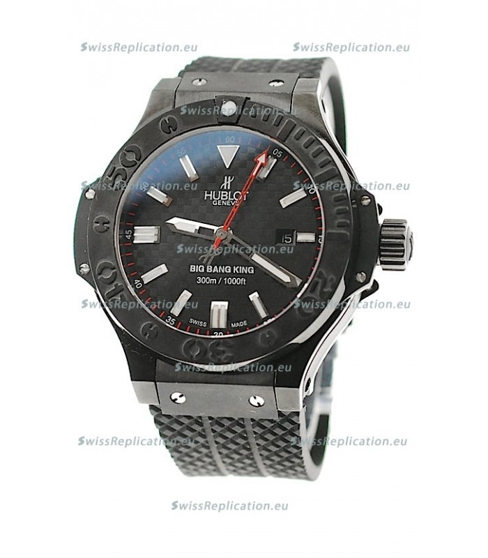 Hublot Big Bang King Carbon Dial Watch in all Black