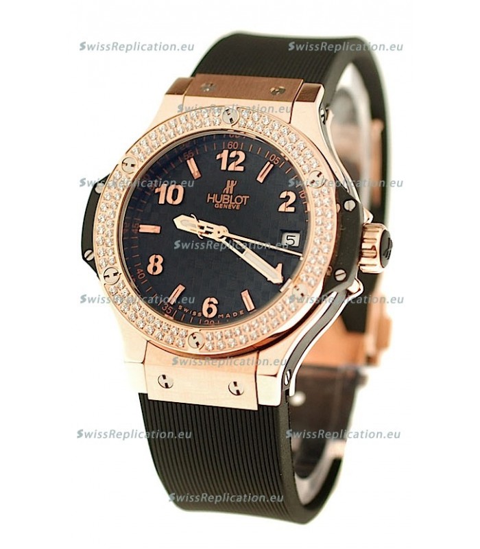 Hublot Big Bang Cappucino Carbon Face Swiss Replica Watch