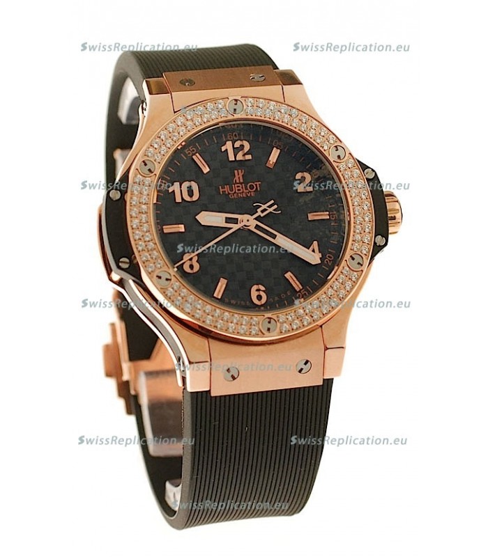 Hublot Big Bang Cappucino Carbon Face Swiss Replica Watch