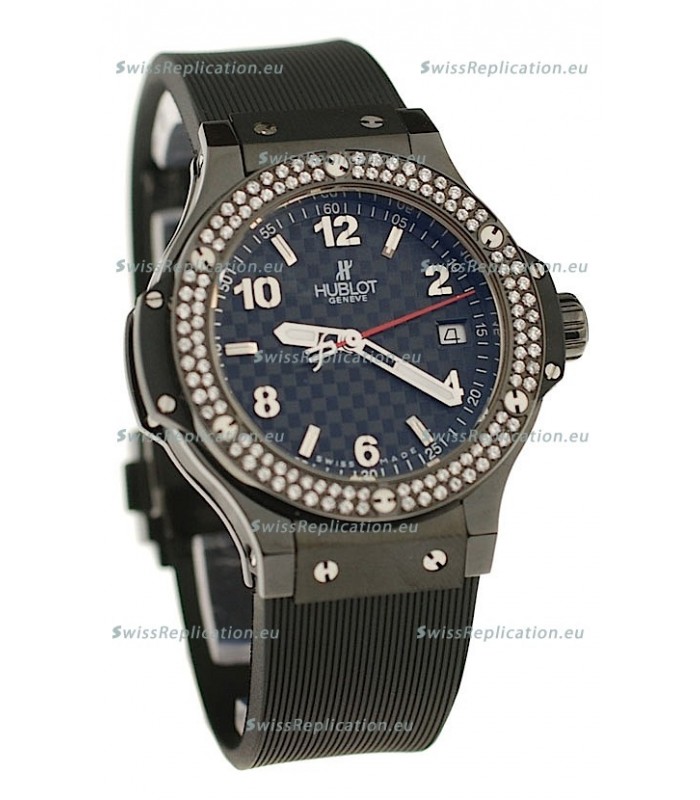 Hublot Big Bang Ceramic Diamond Swiss Quartz Watch