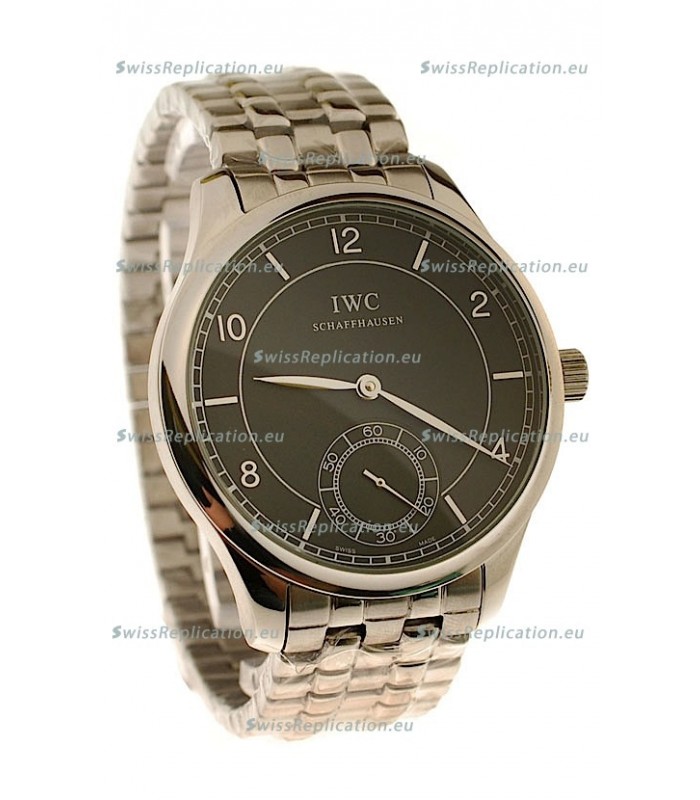 IWC Portugese Automatic Japanese Watch in Black Dial