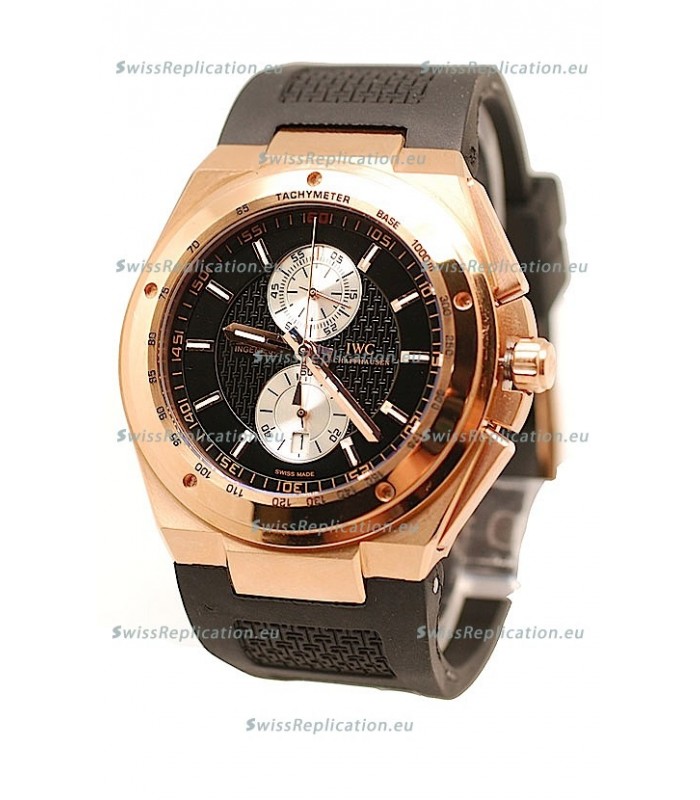 IWC Ingenieur Chronograph Japanese Gold Watch