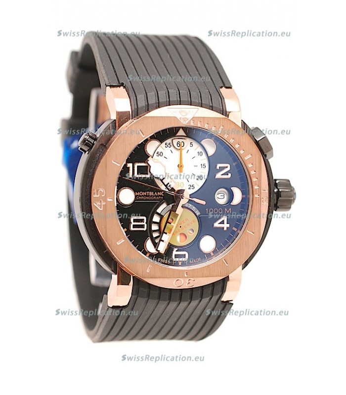 Mont Blanc Sports Chronograph Japanese Watch