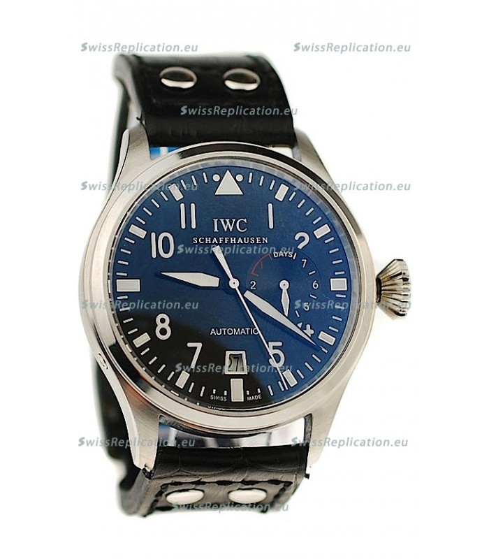 IWC Big Pilot Japanese Replica Watch in Black Dial