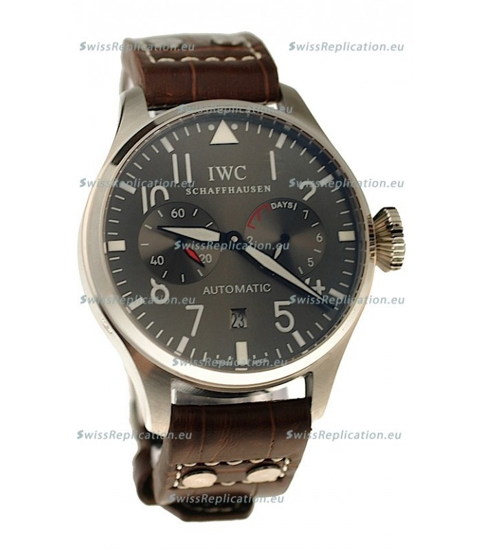 IWC Big Pilot Swiss Replica Watch in Grey Dial
