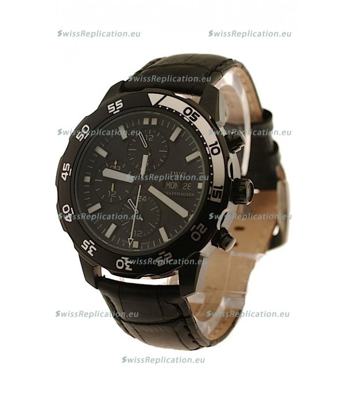 IWC Aquatimer Chronograph Japanese Replica PVD Watch