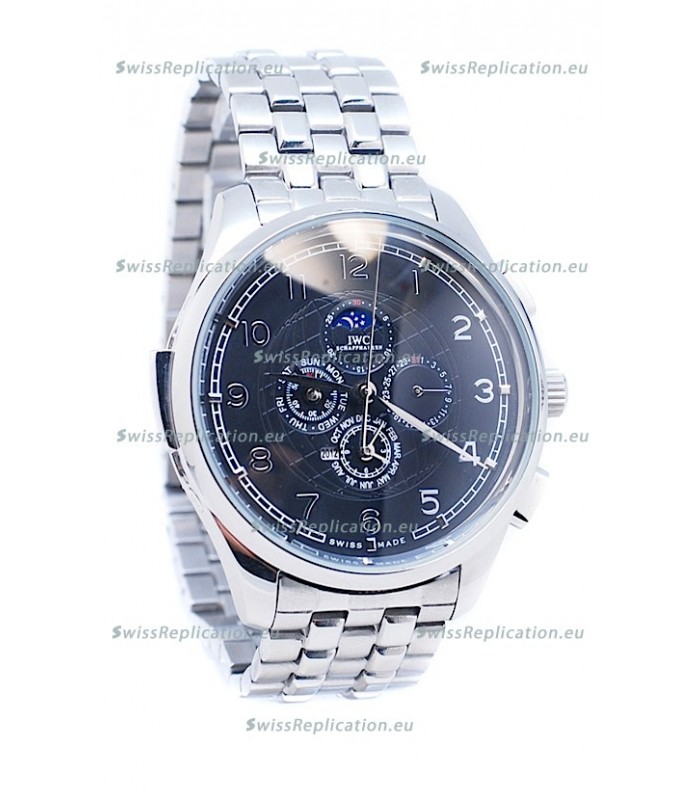IWC Portuguese Grande Complication Japanese Watch in Black Dial