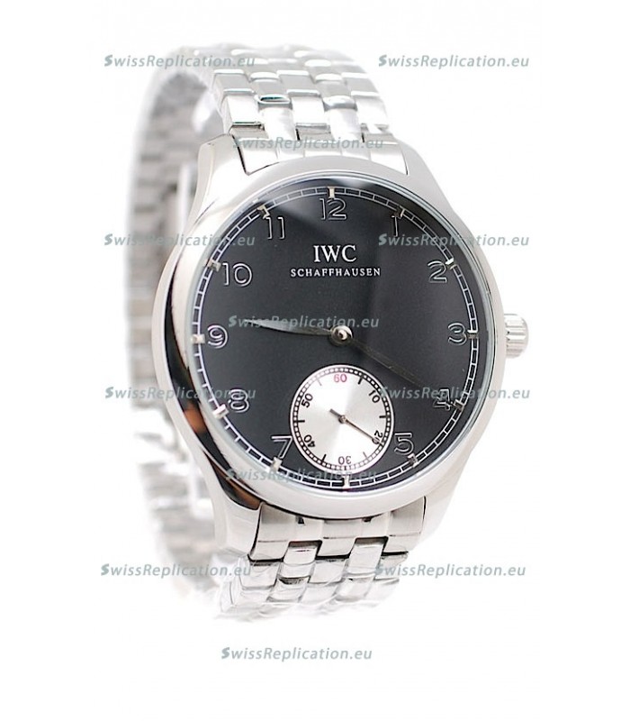 IWC Portugese Automatic Replica Watch in Black Dial