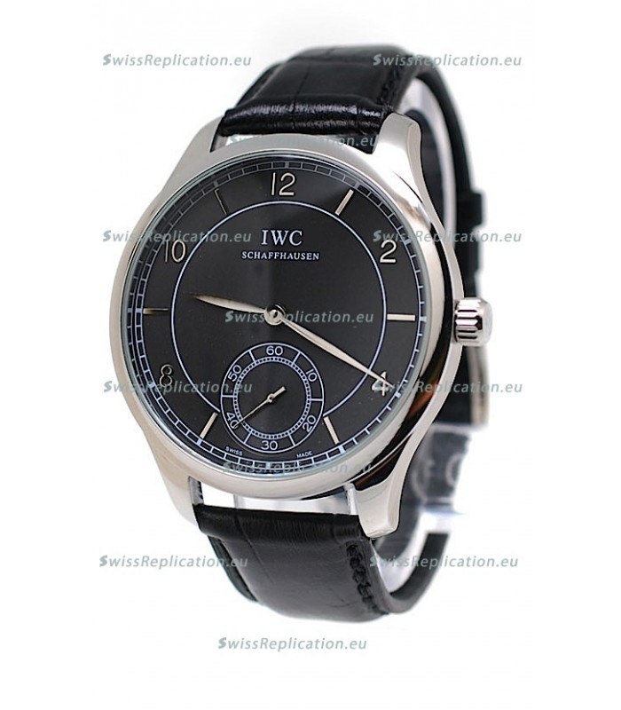 IWC Portugese Automatic Watch in Black Dial