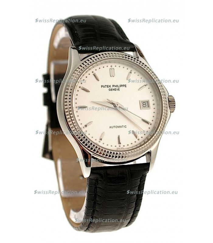 Patek Philippe Geneve Replica Watch in White Dial