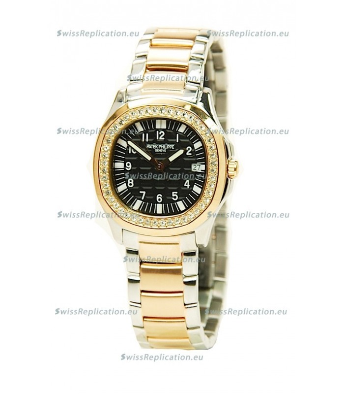 Patek Philippe Aquanaut Two Tone Ladies Gold Watch