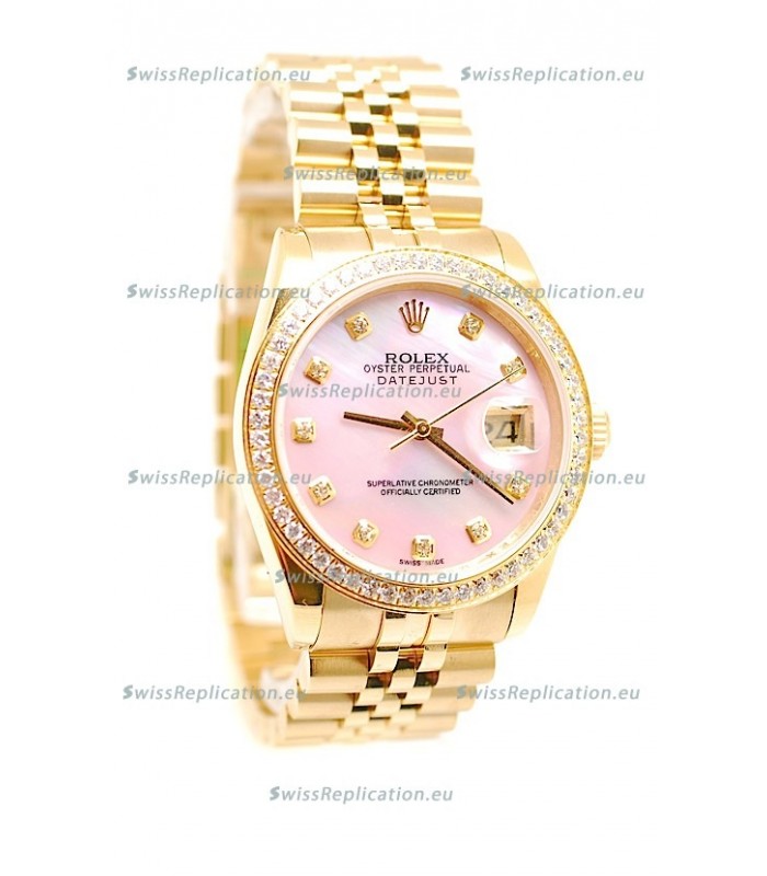 Rolex Datejust 2011 Edition Japanese Replica Gold Watch